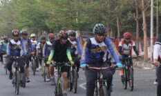 Fun Gowes di Pattallassang Gowa, Dansat Ridwan Wacanakan Tempat Pemakaman Keluarga Brimob Polda Sulsel