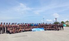 Bina Mental dan Bangun Semangat Kebaharian, Saka Bahari Cabang Bone Laksanakan Penerimaan Anggota Baru