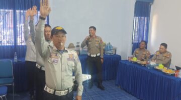Satlantas Polres Bone Gelar Sosialiasi Dan Penyuluhan Gatur Lalin Kepada Dishub Bone