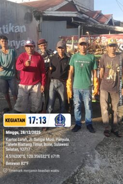 Lurah Panyula Pimpin Kerja Bakti Sambut Tahun Baru 2026