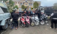 Sikat Balap Liar di Desa Solo, Satlantas Polres Bone Amankan 16 Motor