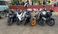 Satlantas Polres Bone Bubarkan Balap Liar yang Resahkan Warga Desa Mallari, 8 Motor Diamankan