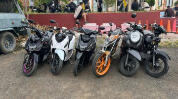 Satlantas Polres Bone Bubarkan Balap Liar yang Resahkan Warga Desa Mallari, 8 Motor Diamankan