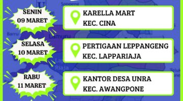 Lima Lokasi Layanan SIM Keliling Satlantas Polres Bone Senin 9 -13 Maret 2026