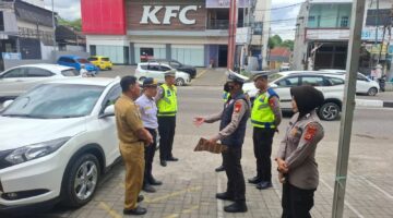 Polantas Bone Dampingi Subdit Kamsel Polda Sulsel Lakukan Pemetaan Titik Rawan Kemacetan