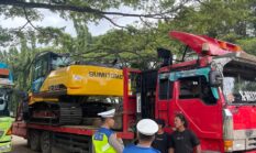 Polantas Bone Gencar Sosialisasi, lngatkan Truk Sumbu Tiga Patuhi Pembatasan Operasional