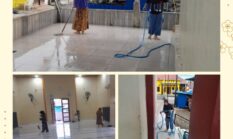 Warga kelurahan panyula melakukan kegiatan gotong royong berupa jumat bersih