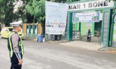 Satlantas Polres Bone Gelar Commander Wish Pagi