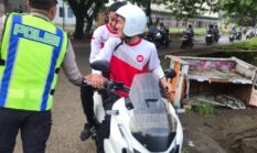 Polantas Menyapa Mappatabe, Satlantas Polres Bone Tegur Humanis Pelanggar Lalu Lintas