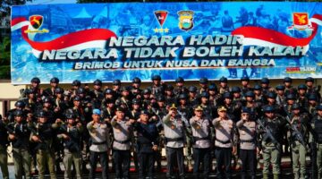 Kapolda Sulsel Lepas Puluhan Personel Brimob ke Operasi Amole 2026 di Papua Tengah