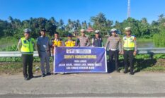 Satlantas Polres Bone – Ditlantas Polda Sulsel Survey Jalan Rusak