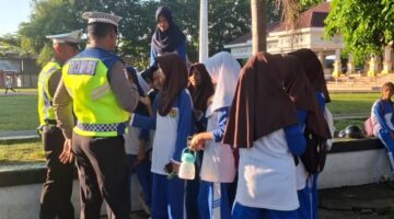 Polantas Menyapa Mappatabe Satlantas Polres Bone Edukasi Pelajar