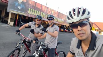 Dari Gowa ke Makassar, Kabag Ops Brimob Sulsel Rutin Bersepeda 11 Km