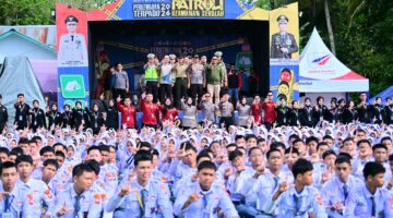 Satlantas Polres Bone Gelar Upacara Pembukaan Perkemahan Terpadu PKS