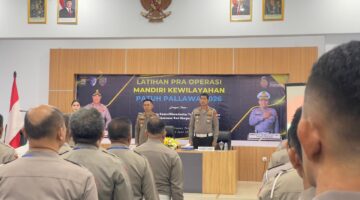 Kasat Lantas Polres Bone Ikuti Latpraops Patuh Pallawa 2026 di Polda Sulsel