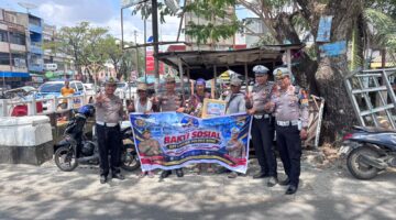 Peringati HUT Lalu Lintas ke-71, Satlantas Polres Bone Gelar Bakti Sosial, Peduli Tukang Ojek 